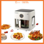 Nồi chiên không dầu AIR FRYER 8L lồng Thuỷ tinh cao cấp